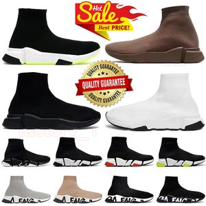 Speed Botas em relevo Sapatos Sapatos Treinadores de designers de esportes causais VELOCIDADE 1.0 2.0 MENS PARIS PARIS PLAGATES SODOS SOMES SNEAKERS CAUSUSURAS EUR 36-45