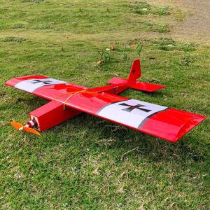 DIY Radio Control Plane 580mm Wingpan Balsawood RC Airplane för nybörjare Remote Control Aircraft Hobby Toys Unnonned Sats 240508