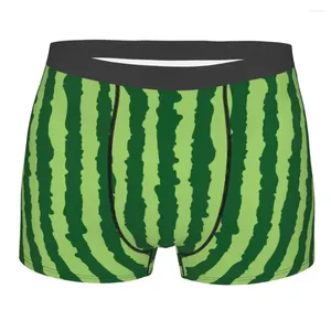 Underpants Herren Wassermelonen Sommerfrüchte Unterwäsche Sexy Boxer Shorts Höschen Männlich atmungsaktives Plus Size