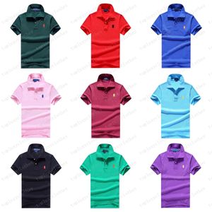 Multi color POLO shirt fashion mens women polo tracksuit shirts designer shirt Business standing collar cotton designer shirt