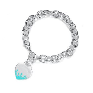 S925 Silver Love Heart Bracelet Klassische Luxusmarke vier Herzen Lehrer Armreifen Designer Kette Diamant Armband Hochzeit Schmuck für Frauen Geburtstag Geschenk