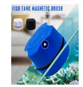 Aquarium Fish Tank Magnetic Clean Brush Glass Floating Algae Scraper Curve Glass Cleaner Scrubber Tool Window Cleaning Magnet9880502