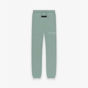 Trendy męskie i damskie projektant mody Wysoka wersja mgła litera cienkie aksamitne legginsy swobodne spodnie