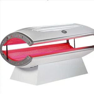 Klinikanvändning Kollagenterapi LED -hudföryngring Acne Behandling Solbädds Tarning Bed Red Light Therapy Collagen UVA och UVB Solarium Tanning Machine