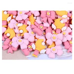 Decorative Flowers Resin Cartoon Bow Cream For Mobile Phone Case Accessories Stationery Box Mirror Handmade Jewelry Diy Material Wholesale