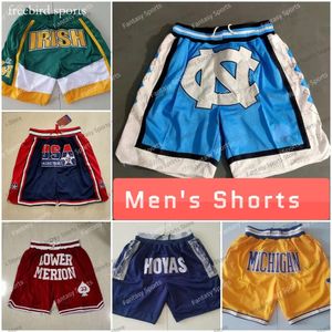 Basketball -Shorts -Film 33 Moon Michigan Lower Merion North Carolina 14 Will Smith USA Team Georgetown Hoyas Mens College Kurzed Tascheed Tasche