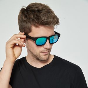 أعلى جودة الموضة 2 في 1 نظارة شمسية صوتية ذكية مع عدسة الرأس المغلفة Bluetooth سماعة الرأس مكبرات صوت مزدوجة مكالمة هدية 2660