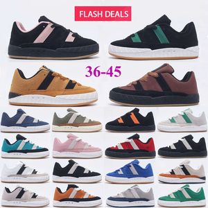 Designer casual skor för män kvinnor plattform sneakers läder mocka utomhus mode sport outwear vandring män kvinnor tränare svart rosa blå röd 36-45