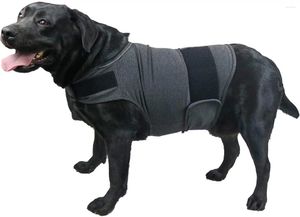 Camisa de vestuário para cães para trovoada de canto de colete de ansiedade Warp Puppy Calming Coat Relief