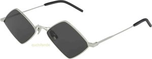 Klassiskt varumärke retro yoisill solglasögon Silver Square Lens kategori 3 Storlek 55mm för män kvinnor solglasögon mode utomhus klassisk stil glasögon -96014