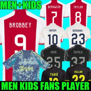 AKPOM 23 24 25 SOCCER JESEYS MIKAUTADZEZE BERGHUIS Third Black Kit Van Den Boomen Bergwijn Marley 2024 2025 Sosa Football Dorts Men Kids uniforms cruyff Sutalo