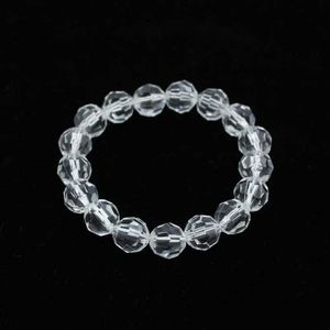 Wedding Bracelets New Faceted Crystal Beaded Free Adjust 18cm Girth Elastic Cord Bracelet for Women Transparent Jewelry Accessory Wedding Gift