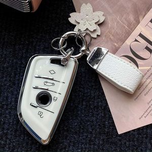 Autoschlüssel TPU Style Car Key Case Shell FOB für BMW F10 F20 F30 G20 G30 F15 F16 G01 G02 G05 G07 X1 x3 x4 x5 x6 1 3 5 7 Serienzubehör T240509