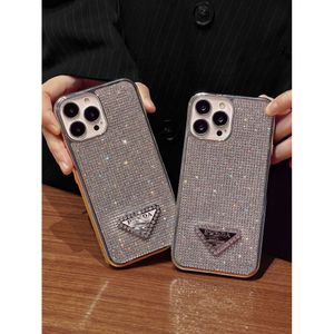 New iPhone 15 Pro Max Electroplated Package Phone Case 14/12 Starry Sky Full Diamond Suitable for iPhone 13 Luxury