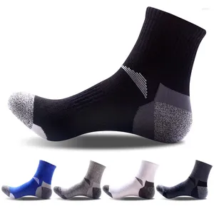 Men's Socks 5 Pairs/lot Men Women Sport Cotton Black For Middle Tube Autumn Winter Pink Couple