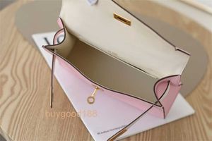 Top Ladies Designer KIaelliy Bag June Mini Generation B Carved Leather Gold Button Womens Handbag