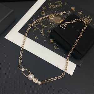 Premium 18k Gold Plated Necklace Brand Designer Classic Design Casual Fashion Necklace High Quality Jewelry High Quality Necklace Box