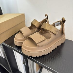 Designer Goldenglow Sandal Slides Platform Slippers City Girl Women Men Shoes Slide Sandals Woman Tazz Tasman Favourite Sliders Cork bottom pinkycolor