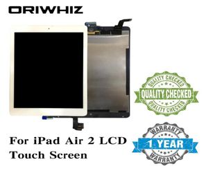 Nuova sostituzione del gruppo di arrivo per iPad 6 AIR 2 LCD Touch Screen Display Digitazer Glass senza casa e GLUE6108092