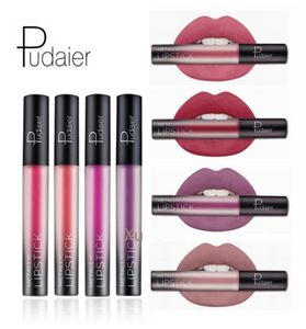 Pudaier 26 cores 6 ml de longa duração Lip Bloss Red Velvet Batons líquidos foscos nus Lipsticks cosméticos maquiagem mulher presente29577740