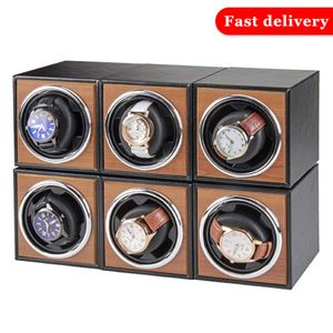 Assista Winder para relógios automáticos Single Wooden Watch Accessories Watches Storage Luxury CX200807 284C