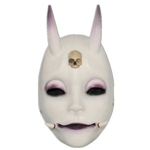 Party-Masken Japanische Prana-Harz-Maske Oni Devil Halloween Party Supplies Rollenspiele sammelbare Masken kostenlose Lieferung Q240508