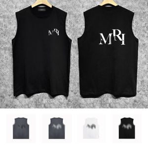 Designer Mens Tank Tops Trendy Fashion Märke andningsbara ärmlösa T Shirts Summer Cotton Loose Clothes Zjbam122 Överlappande bokstavstryck Väststorlek S-XXL