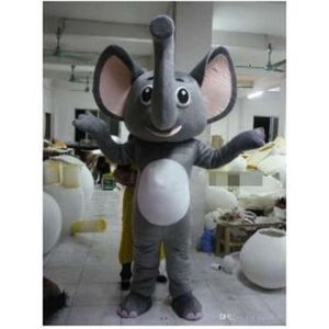 Costumi di mascotte Grey Elephant Animal Christmas Fancy Dress Halloween Costume Ship