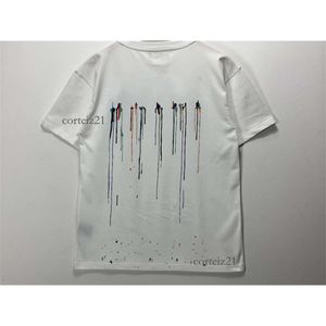 デザイナーAmirii Mens Amira TシャツデザイナーAmirirs Jeans Men Clothing Black White Amira Tee