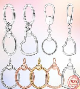 Ny populär 925 Sterling Silver Charm Necklace Key Ring Baby Pacifier Kit Kit Key Chain P Womens Classic Gift Fashion Access2623624