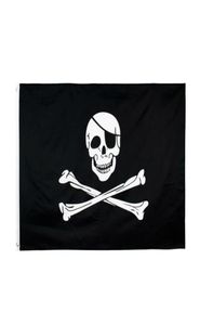 Creepy sfilacciato jolly roger cranio cross bones bandiera pirata fabbrica 100 poliestere 90x150 cm 3x5fts6293236