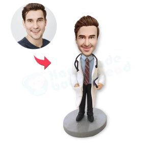 Скульптуры пользовательские Bobblehead, персонализированные подарки для головы доктора на основе ваших фотографий, 3D -производителя фигурки скульптуры куклы