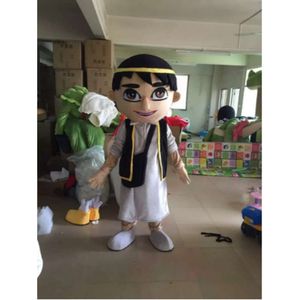 Trajes de mascote arabs jovens de boneca publicitária de animais de fantasia mascote mascote fantasmas trajes