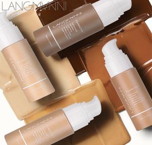 Langmanni 30ml Liquid Foundation Soft Matte Concealer 13 Colors Primer Base Professional Face Make Up Contour Palette3273111