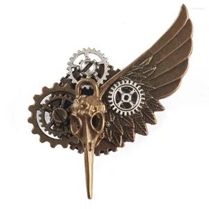 Brosches Steampunk Badge Pin Retro Gear Brosch Gothic for Women Lapel