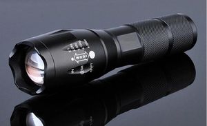 E17 T6 Светодиодный фонарик 2000 Lumens Tactical Waterpronation Scoomable Motater Lamp Flashlight Forch Forch от 3XAAA или 18650 батарея6403280