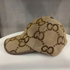Дизайнерские бейсболки шляпы для мужчин Женщина -подсекающая шляпы Casquette Classic Style Luxe Snake Tiger Bee Cat Canvas с регулируемыми солнцезащитными шляпами