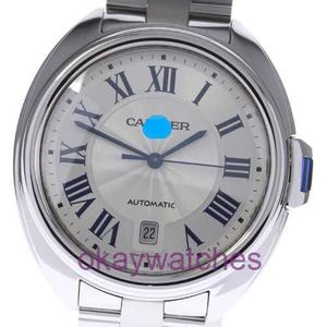 Crrattre Designer Wysokiej jakości zegarki de WSCL0007 data srebrna tarcza_798285 z oryginalnym pudełkiem