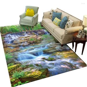 カーペットリビングルームの寝室の自然の風景長方形のカーペット