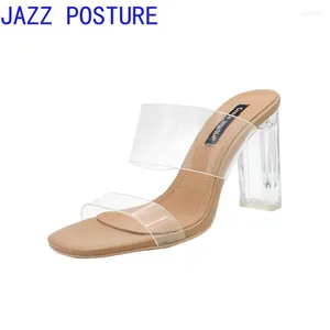 Slippers Sandals Women 2024 Summer Wild Net Red Bult Hel Heel носить хрустальные высокие каблуки Стиль Q494
