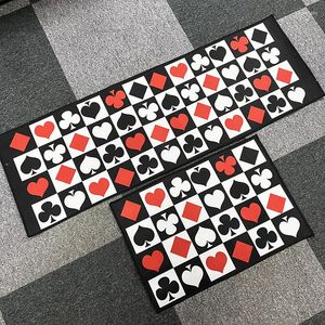 Carpets Gothic Poker Wonderland Love Heart Floor Rug Doormat Carpet Bedroom Livingroom Non-slip Large Mat Cartoon For Boy Girls Gift