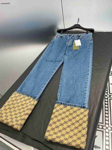 Designer Women Jeanss Brand Nome Clothing Ladies Calças de moda Flanging Jeans de alta qualidade Nov27