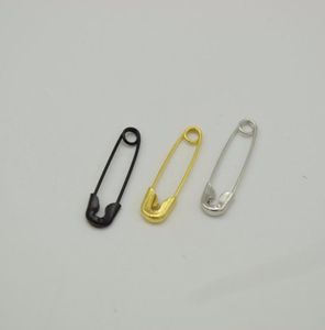 2000 pezzi a tre colori in oro nero in oro nero nickel nichelati per spille di sicurezza 45039039 lunghezza 18 mm Interno per abbigliamento Hang TA7889960