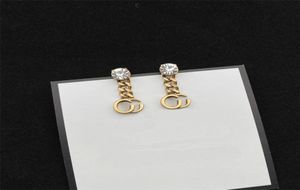 Designers Brincos Mulheres homens clássicos Moda Earring 5 Styles Gold Diamond Animal Design Luxury Jewelry1750590