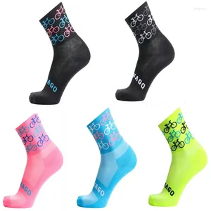 Sports Socks Pro 2024 Ciclismo de qualidade Profissional Brand Sport confortável de bicicleta de bicicleta de bicicleta Racing de mountain bike