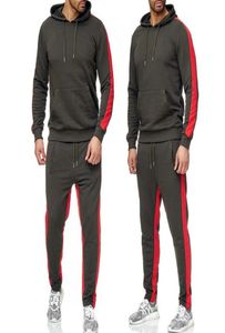 Män sportkläder sportkläder och tröjor Autumn Winter Jogger Sporting Suit Mens Sweat Suits Tracksuits Set Plus Size M3XL7437503