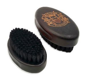 Sihirli kuaför salon tarakları taşınabilir moda fırçası siyah ahşap tutamağı yüz temizlik fırçası erkekler için portatif yumuşak tarak