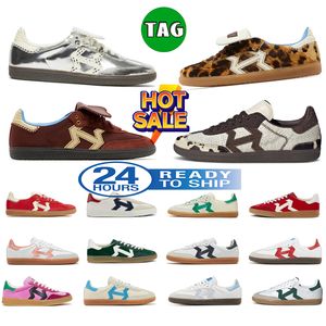 SCARPE CASUALI DESIGNER FASTO CHUADLE LEOPARD Wales Bonner Sneaker Vintage Trainer Sneaker non slittata Nera Outdoor Attrito Resistenza Scarpe dimensioni 36-45