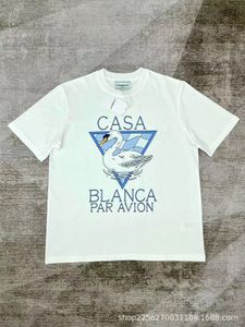 CASA BLANCA CASABLANC SHIRT UOMINI DONNA DONNA SHIVT ALLA QUALITÀ VIDENTI A DRIVIMENTO SCIPLATO Sliminata Designer Casualmente Abbigliamento Casualmente