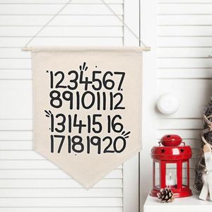 Christmas Decorations Hanging Wall Canvas Banner And Decor Alphabet For Baby Nursery Teen French Hens Ornament